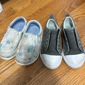 Toddler 9 Cat & Jack shoes used (2 pair)